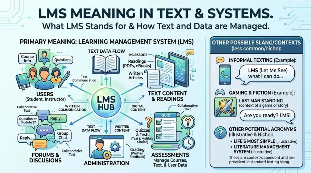 LMS Meaning in Text