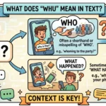 What Does WHU Mean in Text