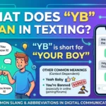 YB Meaning in Text