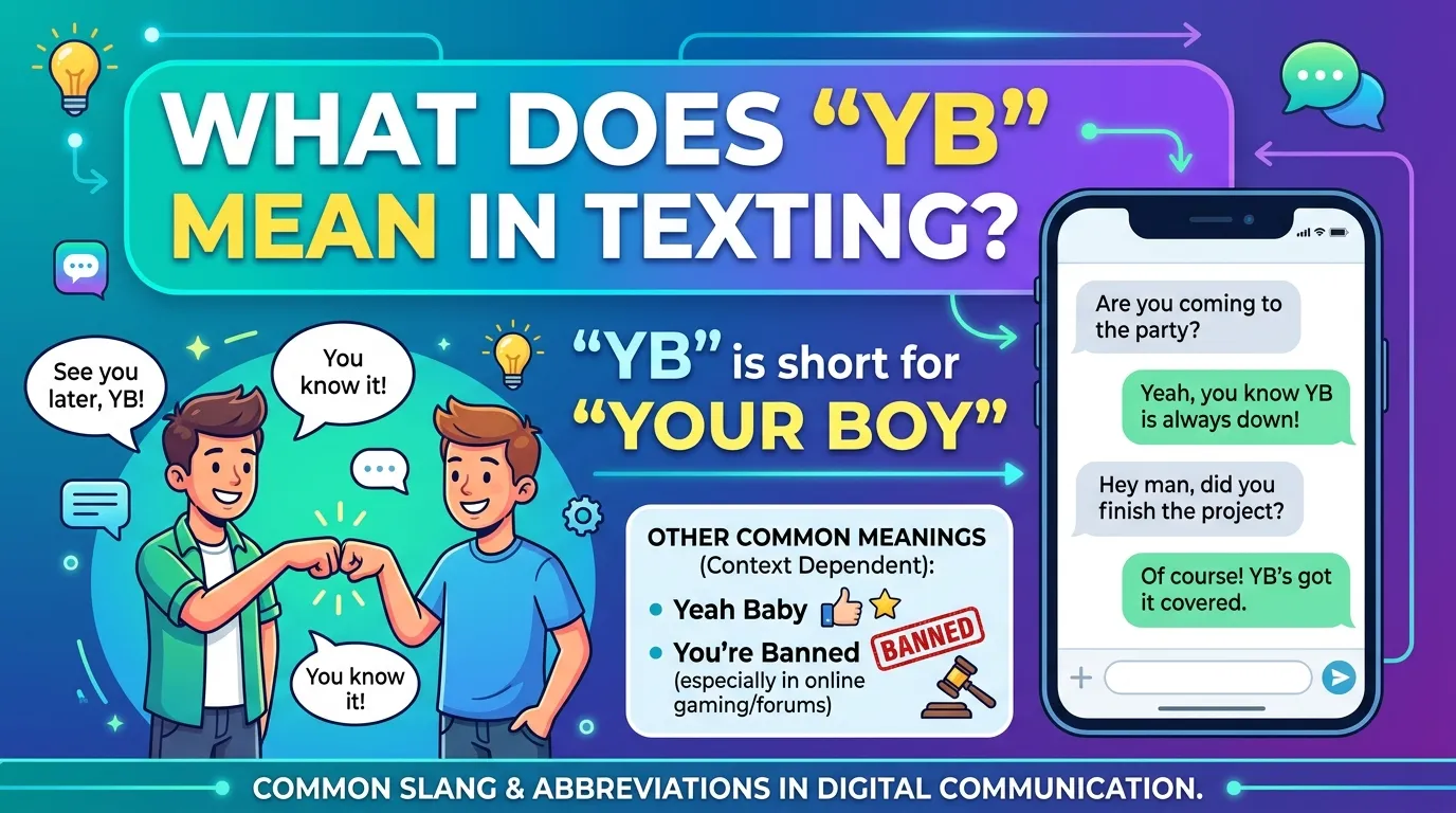 YB Meaning in Text