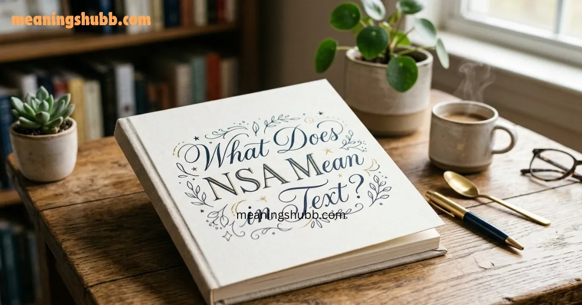 What Does NSA Mean in Text